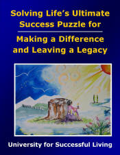Making a Difference and Leaving a Legacy will help you discover new ways to think and act that will make a real difference in the world and help you leave a legacy. This interactive how to guidebook includes insightful self-discovery exercises that will help you identify your areas of passion and bring them into greater fruition. Benefiting others will become second nature as you enjoy the journey of living an empowered and empowering life.